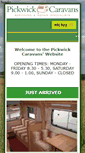 Mobile Screenshot of pickwickcaravans.co.uk